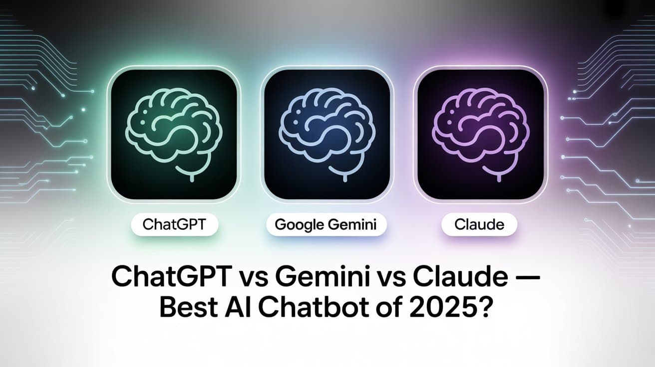 ChatGPT Vs Google Gemini Vs Claude: Best AI Chatbot in 2025?